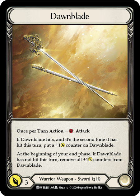 Dawnblade // Dorinthea Ironsong [U-WTR115 // U-WTR113] (Welcome to Rathe Unlimited)  Unlimited Normal | Webway Games