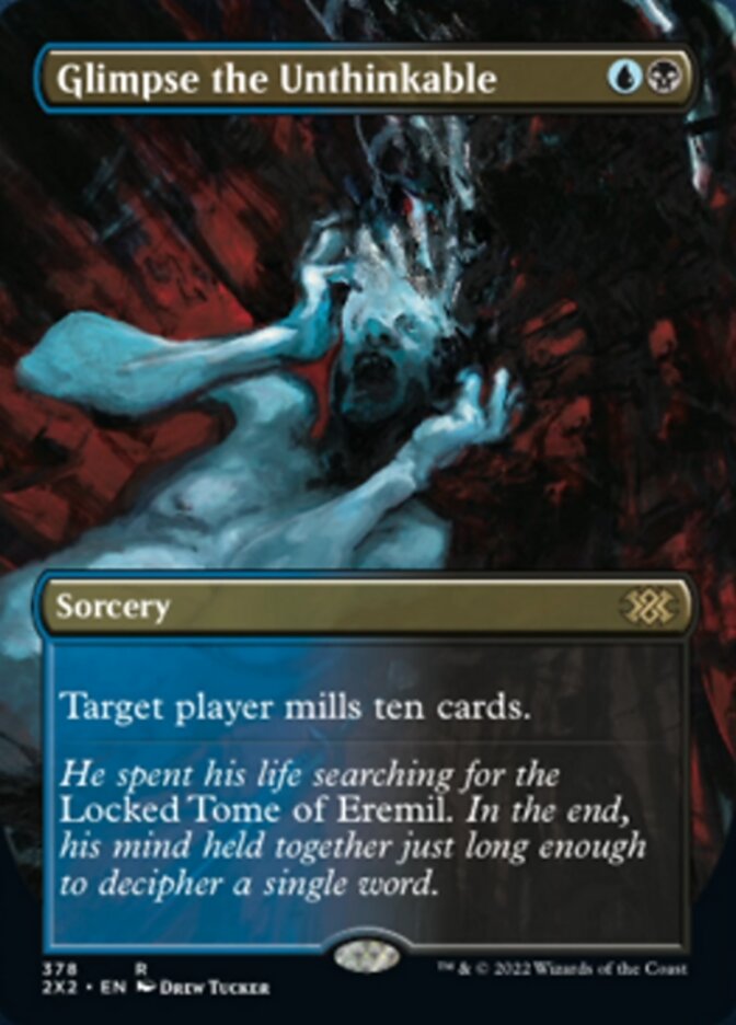 Glimpse the Unthinkable (Borderless Alternate Art) [Double Masters 2022] | Webway Games