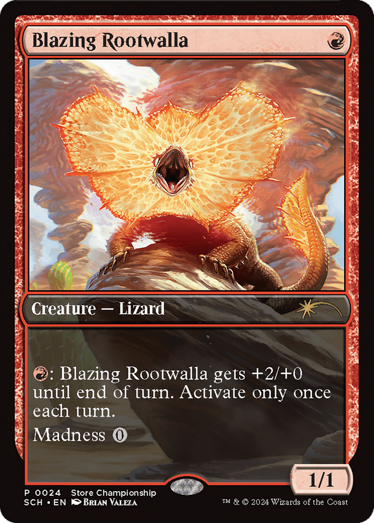Blazing Rootwalla [World Championship 2024] | Webway Games