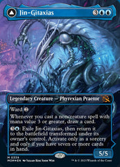 Jin-Gitaxias // The Great Synthesis (Borderless Alternate Art) [March of the Machine] | Webway Games