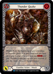 Thunder Quake (Blue) [EVR026] (Everfest)  1st Edition Extended Art Rainbow Foil | Webway Games