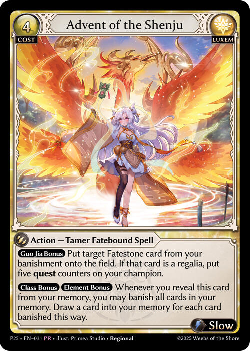 Advent of the Shenju (031) [Promotional Cards] | Webway Games