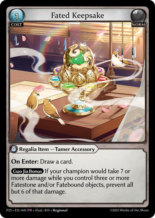 Fated Keepsake (045) [Promotional Cards] | Webway Games
