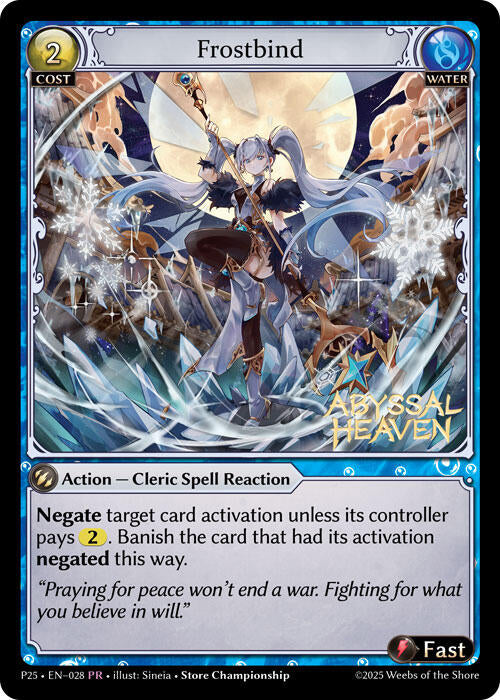 Frostbind (028) [Promotional Cards] | Webway Games
