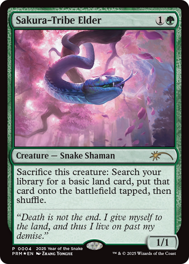 Sakura-Tribe Elder (Year of the Snake 2025) [Standard Showdown Promos] | Webway Games