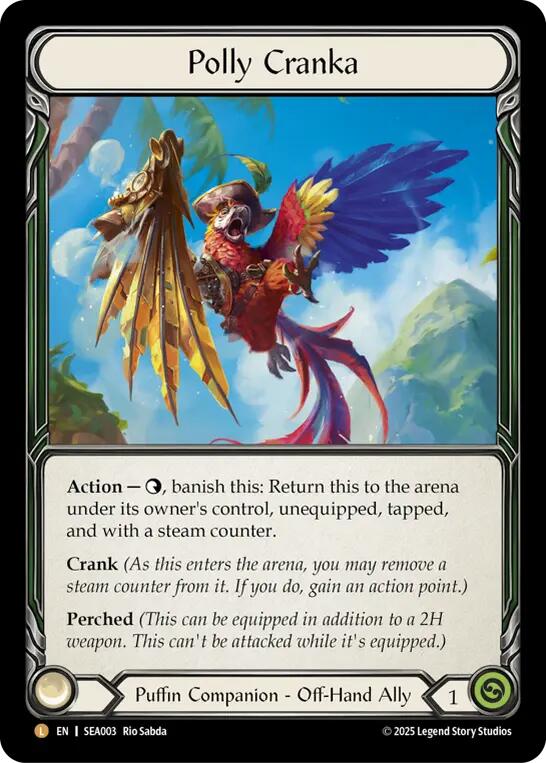 Polly Cranka (Rainbow Foil) [SEA003] (High Seas)  Rainbow Foil | Webway Games