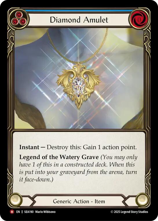 Diamond Amulet (Rainbow Foil) [SEA190] (High Seas) | Webway Games