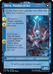 Jill, Shiva's Dominant // Shiva, Warden of Ice (Extended Art) [FINAL FANTASY] | Webway Games