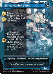 Jill, Shiva's Dominant // Shiva, Warden of Ice (Borderless) (Surge Foil) [FINAL FANTASY] | Webway Games