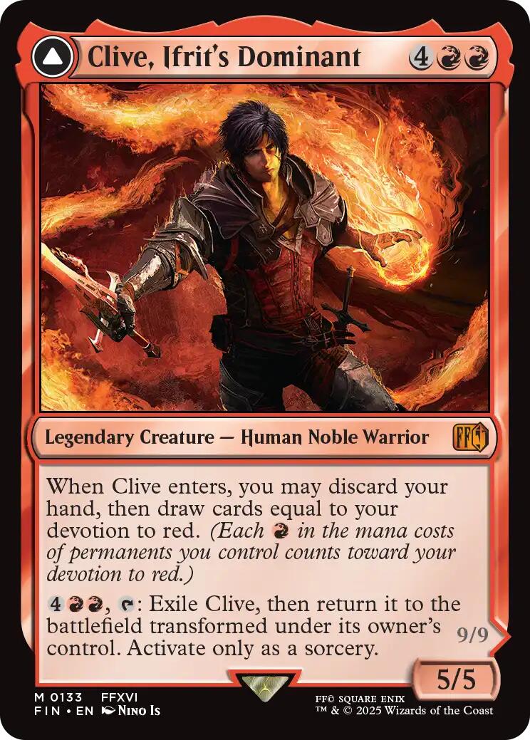 Clive, Ifrit's Dominant // Ifrit, Warden of Inferno [FINAL FANTASY] | Webway Games