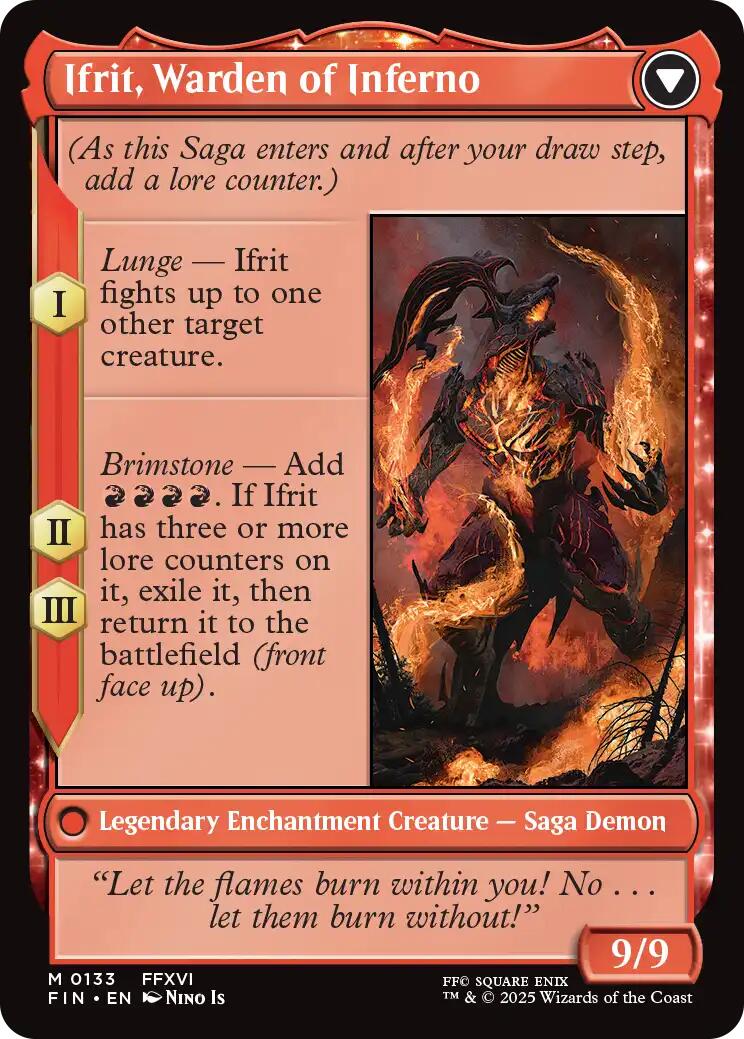 Clive, Ifrit's Dominant // Ifrit, Warden of Inferno [FINAL FANTASY] | Webway Games