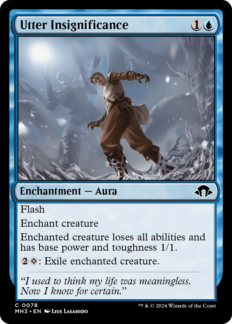 Utter Insignificance [Modern Horizons 3] | Webway Games