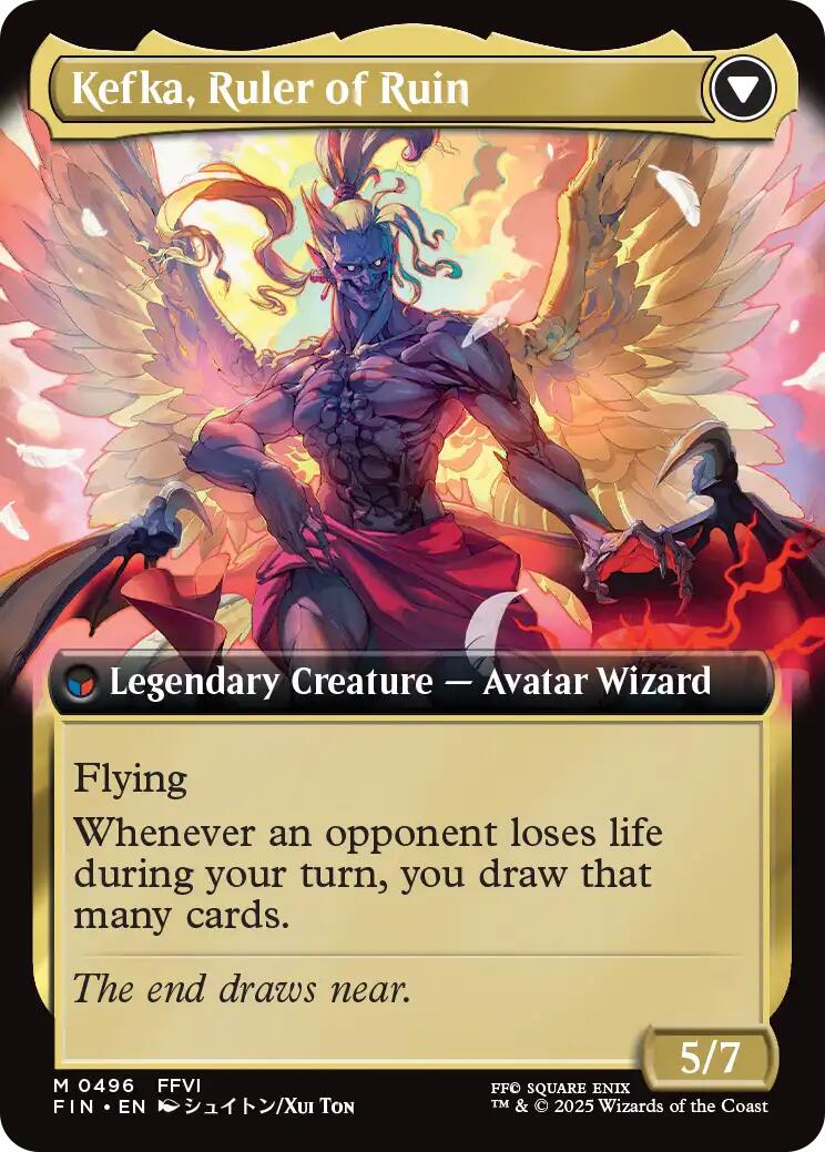 Kefka, Court Mage // Kefka, Ruler of Ruin (Extended Art) [FINAL FANTASY] | Webway Games
