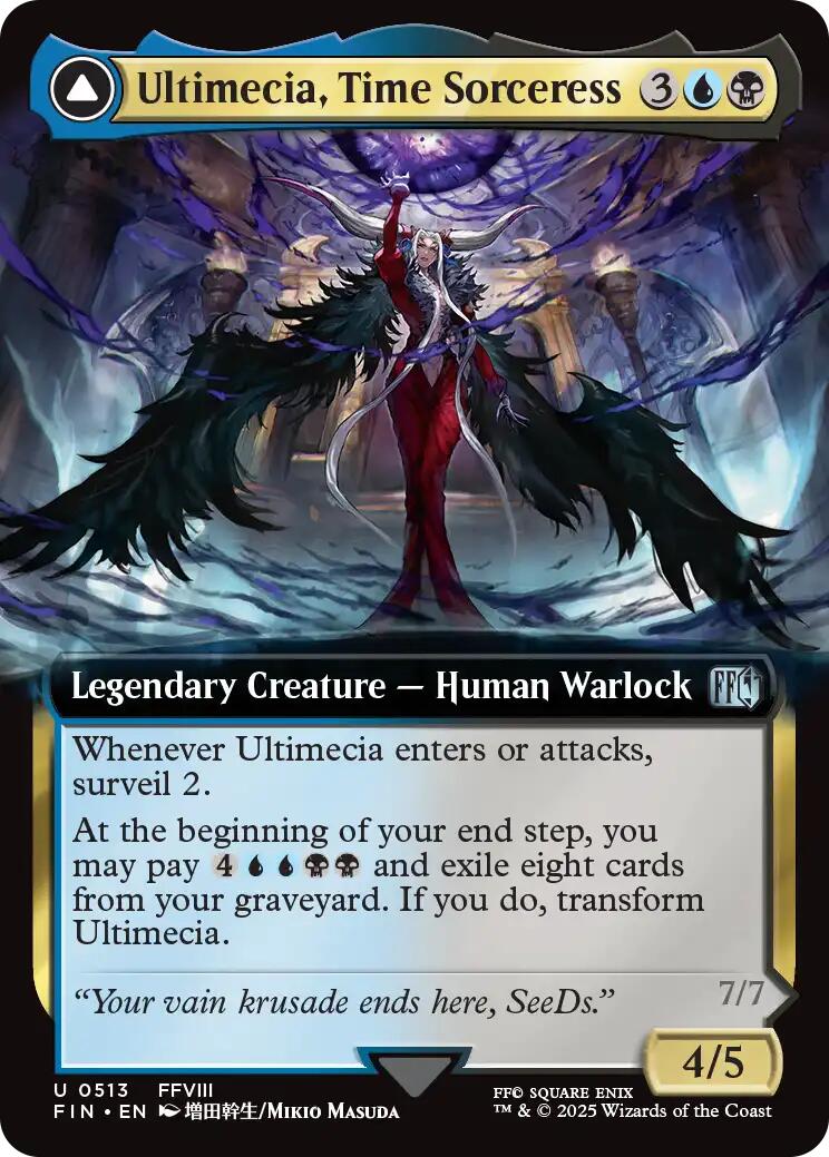 Ultimecia, Time Sorceress // Ultimecia, Omnipotent (Extended Art) [FINAL FANTASY] | Webway Games