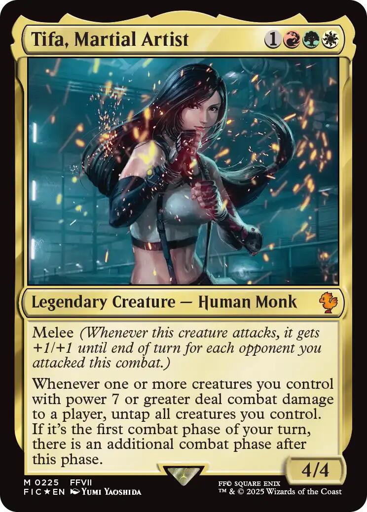 Tifa, Martial Artist (Surge Foil) [FINAL FANTASY Commander] | Webway Games