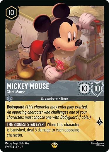 Mickey Mouse - Giant Mouse (199/204) [Reign of Jafar] | Webway Games