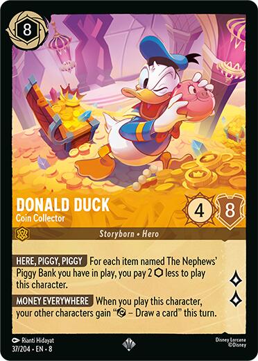 Donald Duck - Coin Collector (37/204) [Reign of Jafar] | Webway Games