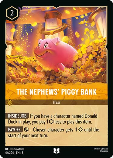 The Nephews' Piggy Bank (44/204) [Reign of Jafar] | Webway Games