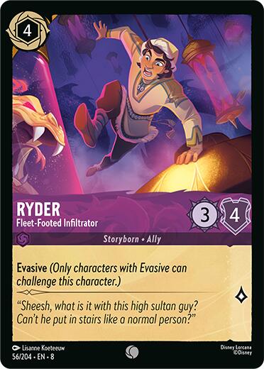 Ryder - Fleet-Footed Infiltrator (56/204) [Reign of Jafar] | Webway Games