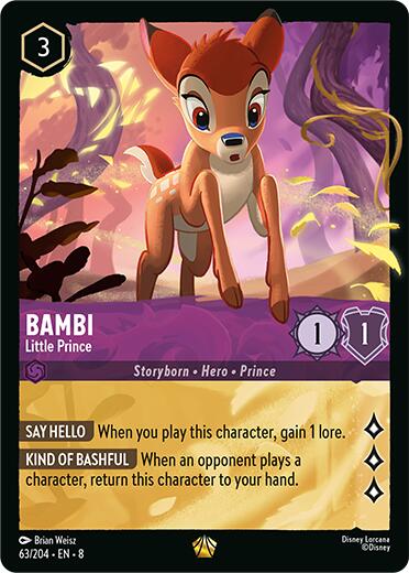 Bambi - Little Prince (63/204) [Reign of Jafar] | Webway Games