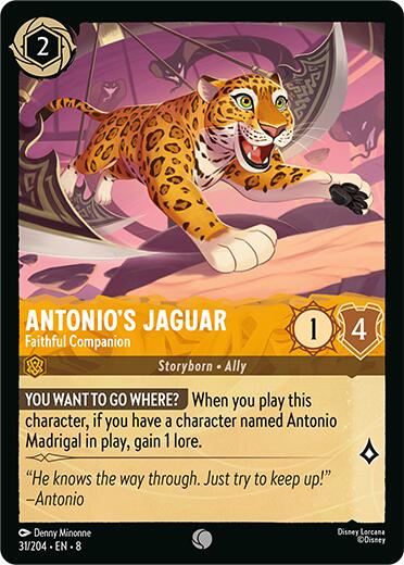 Antonio's Jaguar - Faithful Companion (31/204) [Reign of Jafar] | Webway Games