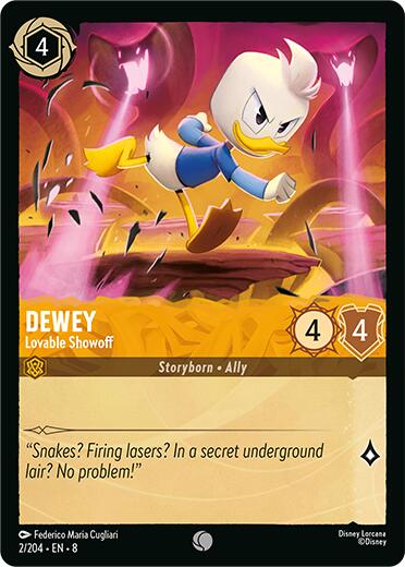 Dewey - Lovable Showoff (2/204) [Reign of Jafar] | Webway Games