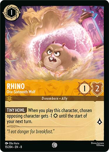 Rhino - One-Sixteenth Wolf (15/204) [Reign of Jafar] | Webway Games