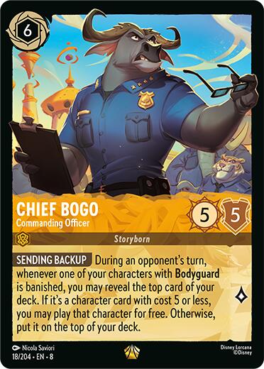 Chief Bogo - Commanding Officer (18/204) [Reign of Jafar] | Webway Games