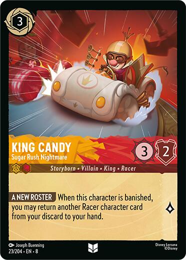 King Candy - Sugar Rush Nightmare (23/204) [Reign of Jafar] | Webway Games