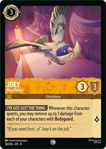 Joey - Blue Pigeon (36/204) [Reign of Jafar] | Webway Games