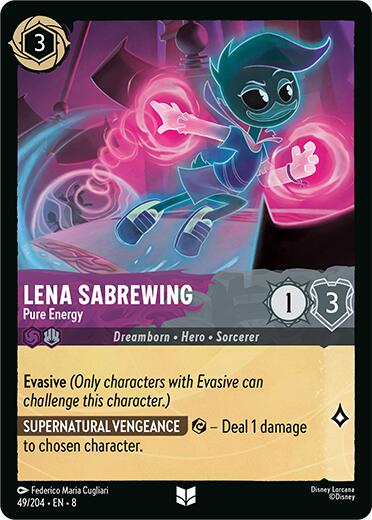 Lena Sabrewing -- Pure Energy (49/204) [Reign of Jafar] | Webway Games