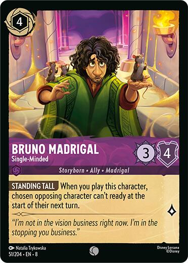 Bruno Madrigal - Single-Minded (51/204) [Reign of Jafar] | Webway Games