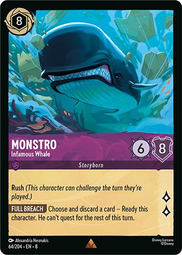 Monstro - Infamous Whale (64/204) [Reign of Jafar] | Webway Games