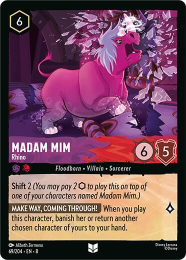 Madam Mim - Rhino (69/204) [Reign of Jafar] | Webway Games