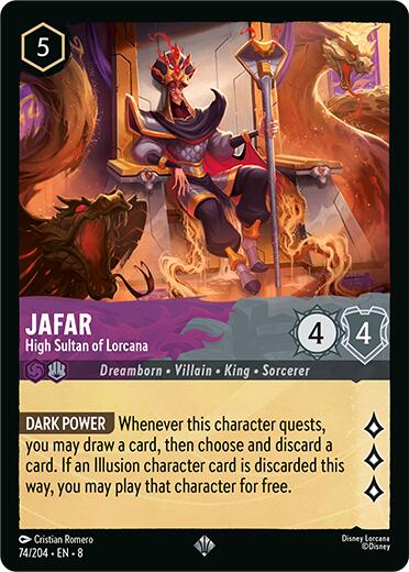 Jafar - High Sultan of Lorcana (74/204) [Reign of Jafar] | Webway Games