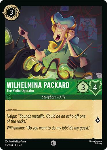 Wilhelmina Packard - The Radio Operator (85/204) [Reign of Jafar] | Webway Games