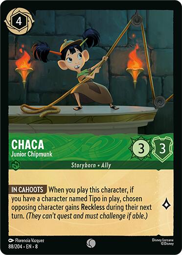 Chaca - Junior Chipmunk (88/204) [Reign of Jafar] | Webway Games