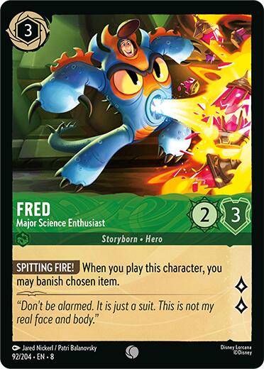 Fred - Major Science Enthusiast (92/204) [Reign of Jafar] | Webway Games