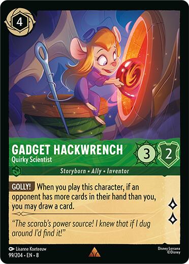 Gadget Hackwrench - Quirky Scientist (99/204) [Reign of Jafar] | Webway Games