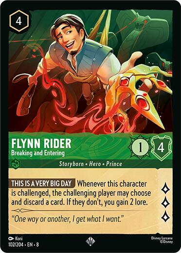 Flynn Rider - Breaking and Entering (102/204) [Reign of Jafar] | Webway Games