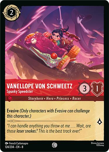 Vanellope Von Schweetz - Spunky Speedster (124/204) [Reign of Jafar] | Webway Games