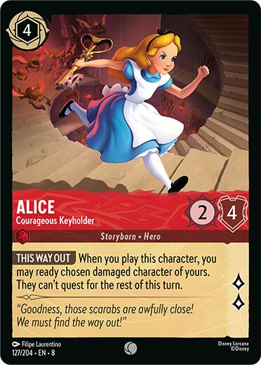 Alice - Courageous Keyholder (127/204) [Reign of Jafar] | Webway Games