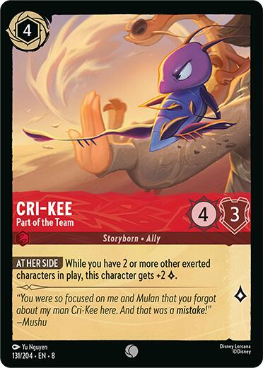 Cri-Kee - Part of the Team (131/204) [Reign of Jafar] | Webway Games