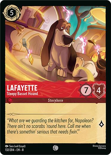 Lafayette - Sleepy Basset Hound (132/204) [Reign of Jafar] | Webway Games