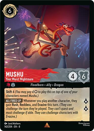 Mushu - Your Worst Nightmare (142/204) [Reign of Jafar] | Webway Games