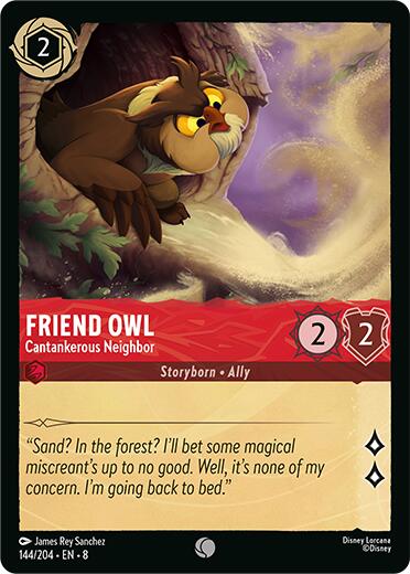 Friend Owl - Cantankerous Neighbor (144/204) [Reign of Jafar] | Webway Games