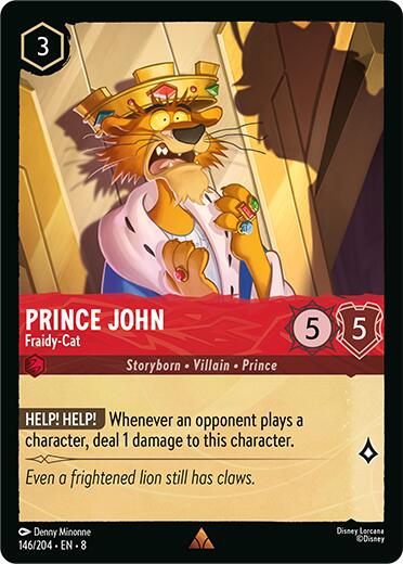 Prince John - Fraidy-Cat (146/204) [Reign of Jafar] | Webway Games