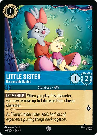Little Sister - Responsible Rabbit (163/204) [Reign of Jafar] | Webway Games
