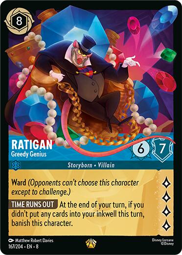Ratigan - Greedy Genius (167/204) [Reign of Jafar] | Webway Games