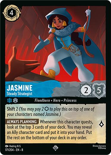 Jasmine - Steady Strategist (171/204) [Reign of Jafar] | Webway Games